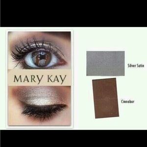 Mary Kay Cinnabar & Silver Satin Eyeshadow